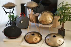 Handpan marki Miłość i Spokój z stali nierdzewnej Premium