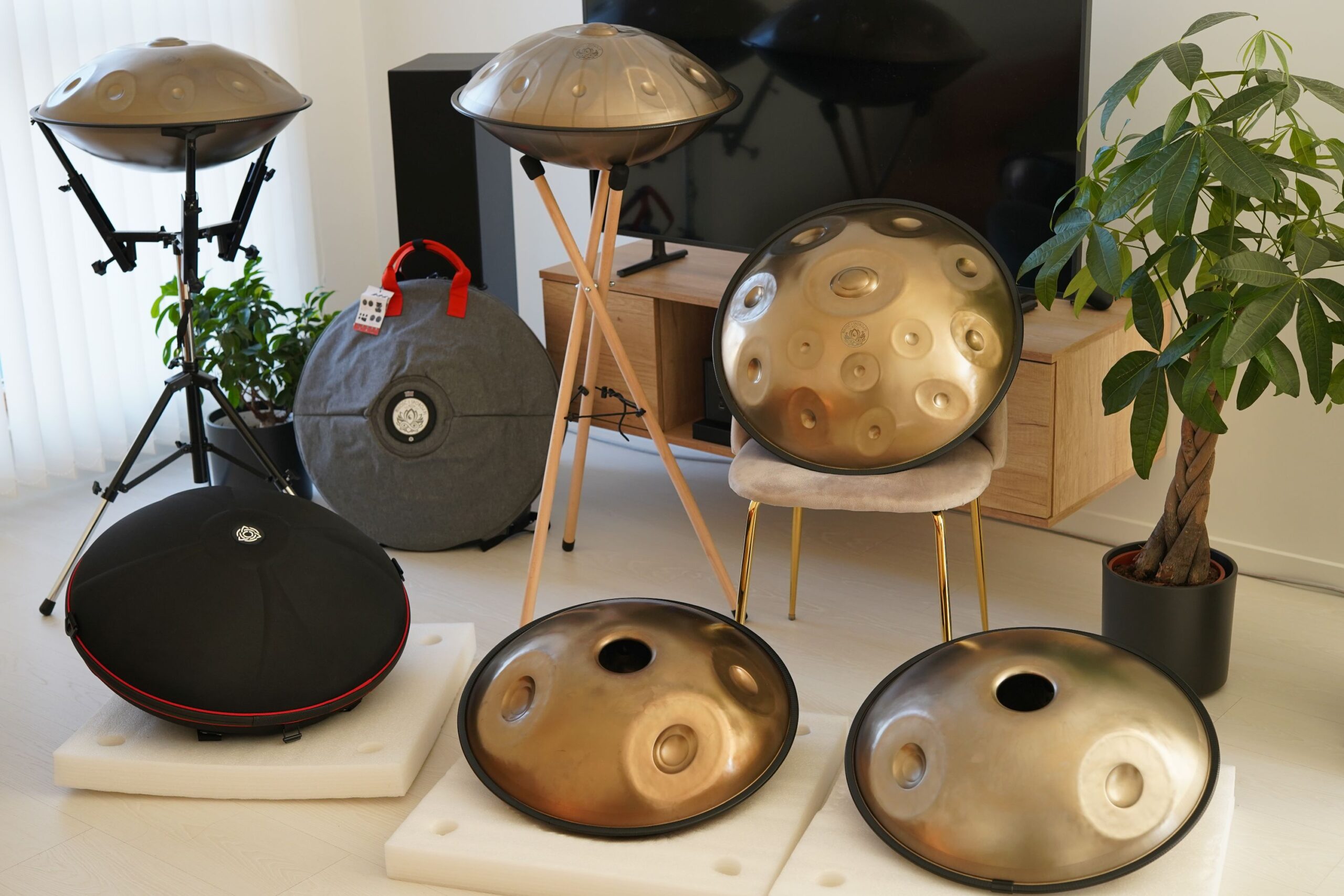 Handpan marki Miłość i Spokój z stali nierdzewnej Premium